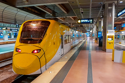 Скоростной поезд Arlanda Express [Alstom Coradia X3], станция Stockholm Central [C]